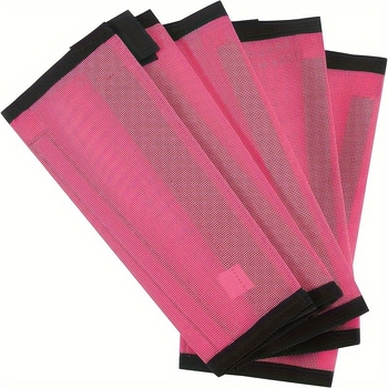 Защитно покритие за крак на кон при травма със мрежест материал и противоударна лента