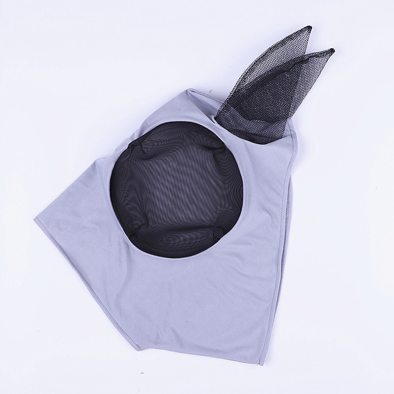 Elastinga arklio veido kaukė iš poliesterio su antiuodų ir vabzdžių apsauga | žirgų įranga