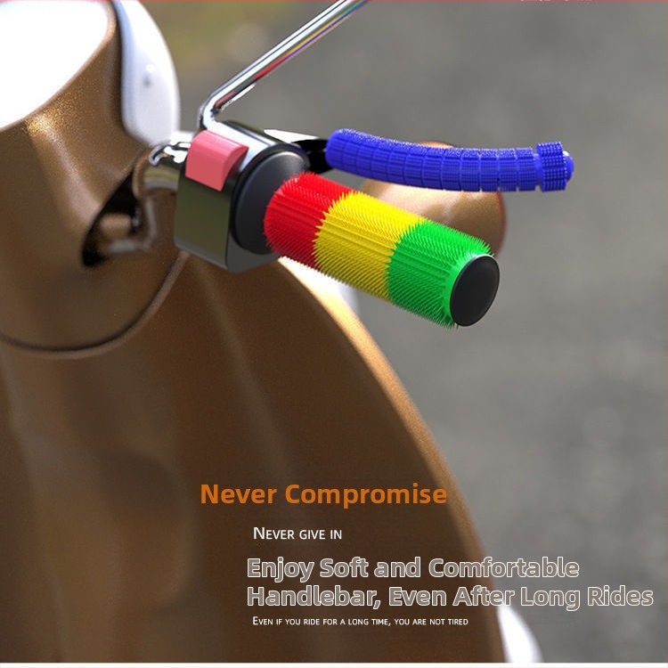 Ръкохватки за кормило на мотоциклет – гумирани, антихлъзгащи, дишащи, универсално съвместими