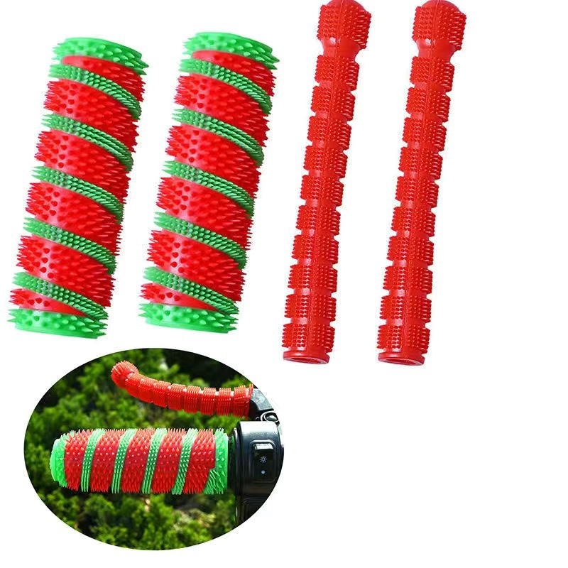 Pokrytie riadidiel motorky – gumové, protišmykové, priedušné, univerzálne kompatibilné