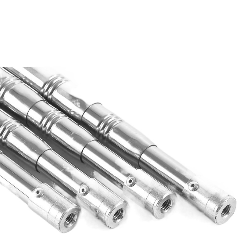 Nerūdijančio plieno teleskopinė žvejybos tinklo lazda su neslystančia universalia jungtimi — komplektas