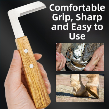 Fairpeg κτηνιατρικό μαχαίρι κοπής κοπτών με L-σχήμα, κατάλληλο για αγελάδες, άλογα, πρόβατα και γάιδαρους