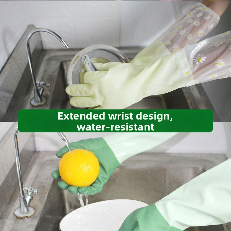 Латекс ръкавици с кадифена подплата, удебелени, марка Independence