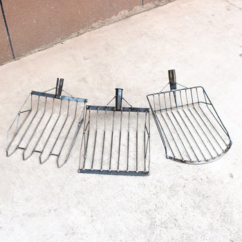 Kukurūzų šluotelės ir šakutės rinkinys — aukšto anglies plieno galva, medinė rankena, modelis BD-YM002, GRANPA