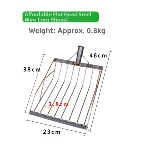 Kukurūzų šluotelės ir šakutės rinkinys — aukšto anglies plieno galva, medinė rankena, modelis BD-YM002, GRANPA