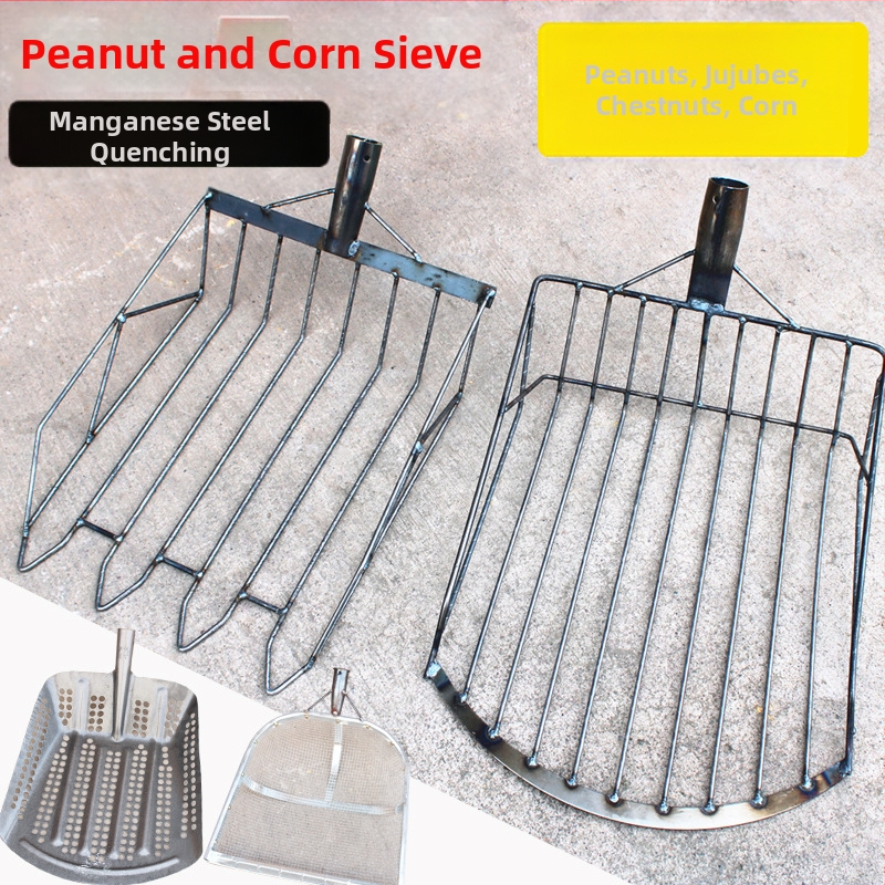 Kukurūzų šluotelės ir šakutės rinkinys — aukšto anglies plieno galva, medinė rankena, modelis BD-YM002, GRANPA