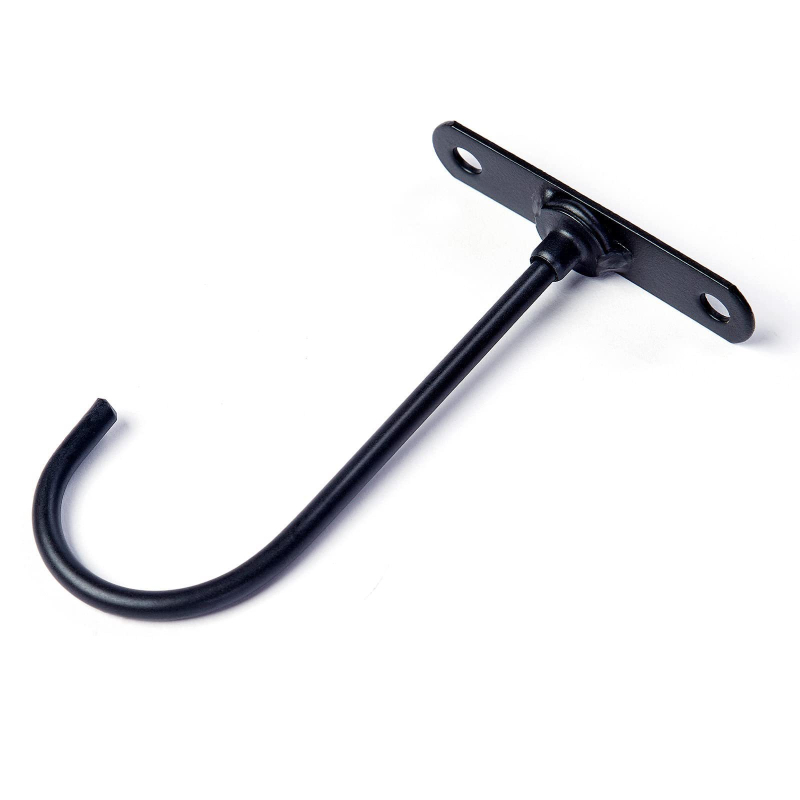 Banano laikiklis, plieninis, be vinų, purškiama dažų danga, 46 g, šiuolaikinis minimalistinis stilius