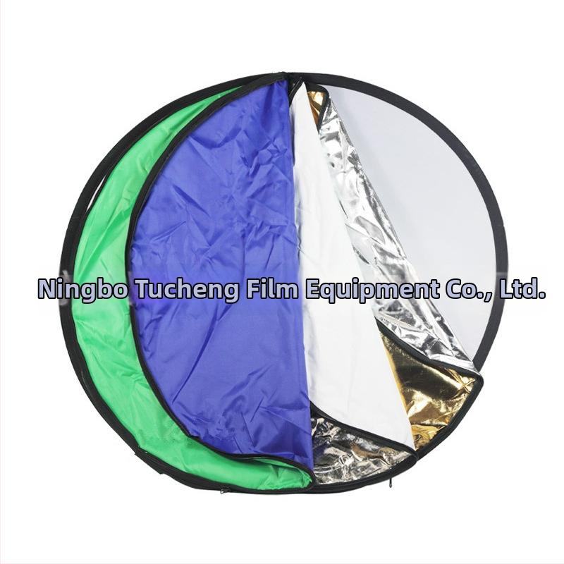 Сватбен кръгъл рефлектор за фотография, седем в едно, преносим и сгъваем, тегло 0,3 кг