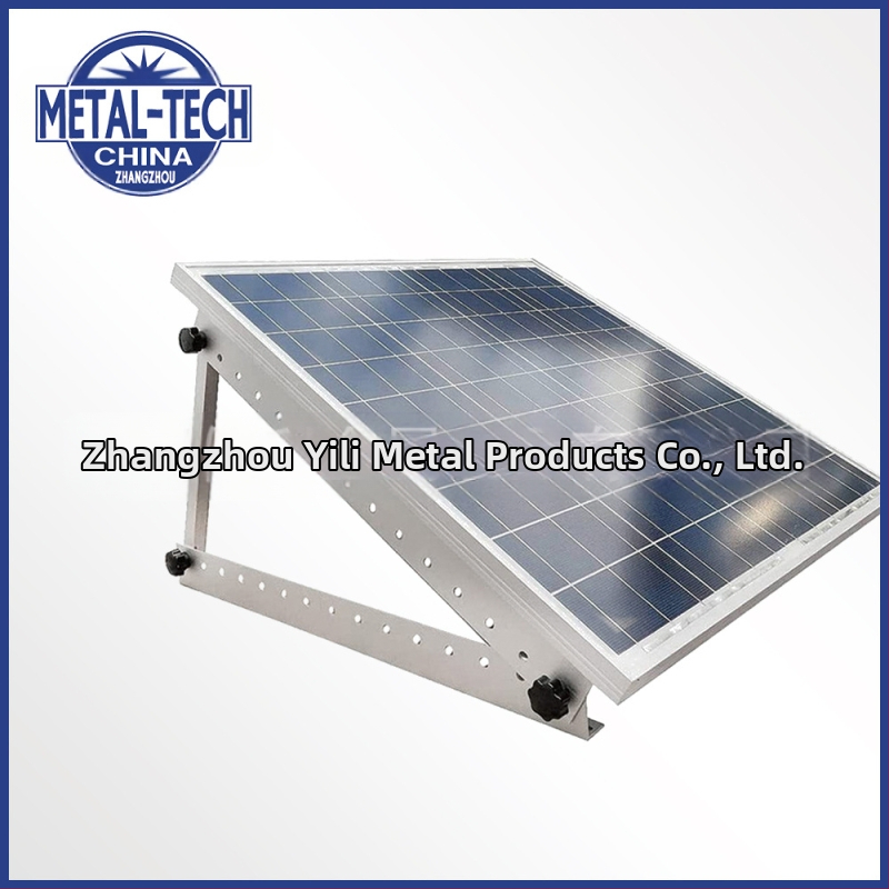 Държач за плосък покрив с трипод, сгъваем държач за слънчеви PV панели, алуминиева сплав, модел 008, тегло 500 г, обработка с окисление, национален стандарт