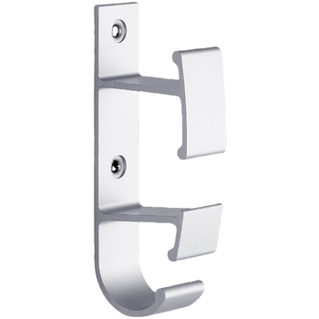 Ράφι τοίχου μπάνιου δύο επιπέδων από Space Aluminum, χωρίς διάτρηση, πολυλειτουργικός οργανωτής με αναρρόφηση