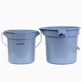 Portatyvinis plastikinis kibiras su matavimo skale | Prekės ženklas: Super treasure | Medžiaga: Plastikas | Bruto svoris: 530