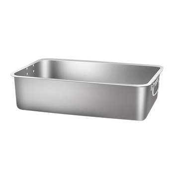 Ανοξείδωτο τετράγωνο λεκάνη με καπάκι, βαθύς και υπερβολικά παχύς σχεδιασμός, με χερούλι τύπου αυτιού για αποθήκευση τροφίμων