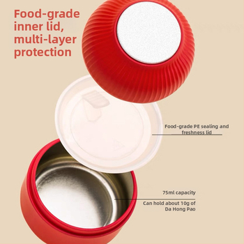 Čajinės dėžutė iš tinplato, talpa 5 g, nacionalinio stiliaus gėlių raštas, nacionalinio mados stilius, pakuotė popierinėje dėžutėje