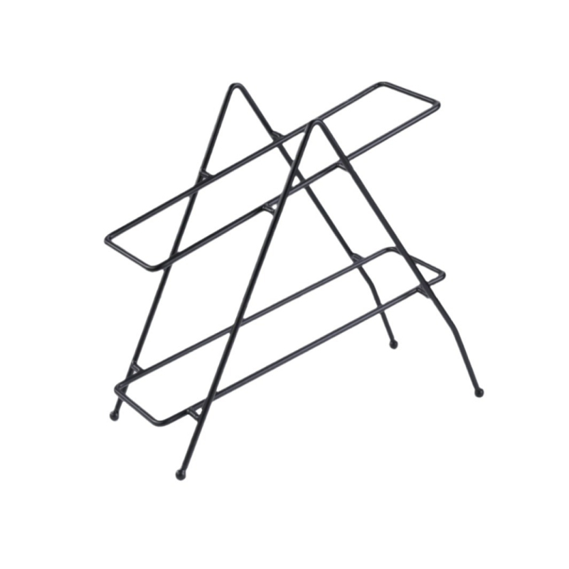 Metalo vyno laikiklis su pasvirintu dizainu — šiuolaikiškas minimalistinis stilius; prekės ženklas: Liyun Line; medžiaga: geležies viela; kategorija: vyno laikiklis; rinkai išleidimo data: liepa