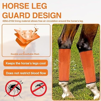 BINGO Žirgų kojų apsaugos - poliesterio pluoštas, kvėpuojanti tinklas, neslystantys, nevaržomas judėjimas