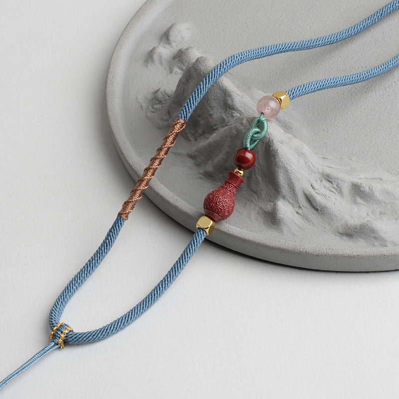 Κρεμαστό κολοκύθας με χειροποίητο πλεκτό νάιλον ιμάντα (υλικό: νάιλον; επεξεργασία: χειροποίητο πλέξιμο; τύπος: ιμάντας; κατάλληλο για κρεμαστά)