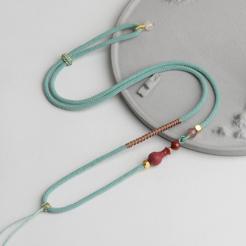 Κρεμαστό κολοκύθας με χειροποίητο πλεκτό νάιλον ιμάντα (υλικό: νάιλον; επεξεργασία: χειροποίητο πλέξιμο; τύπος: ιμάντας; κατάλληλο για κρεμαστά)