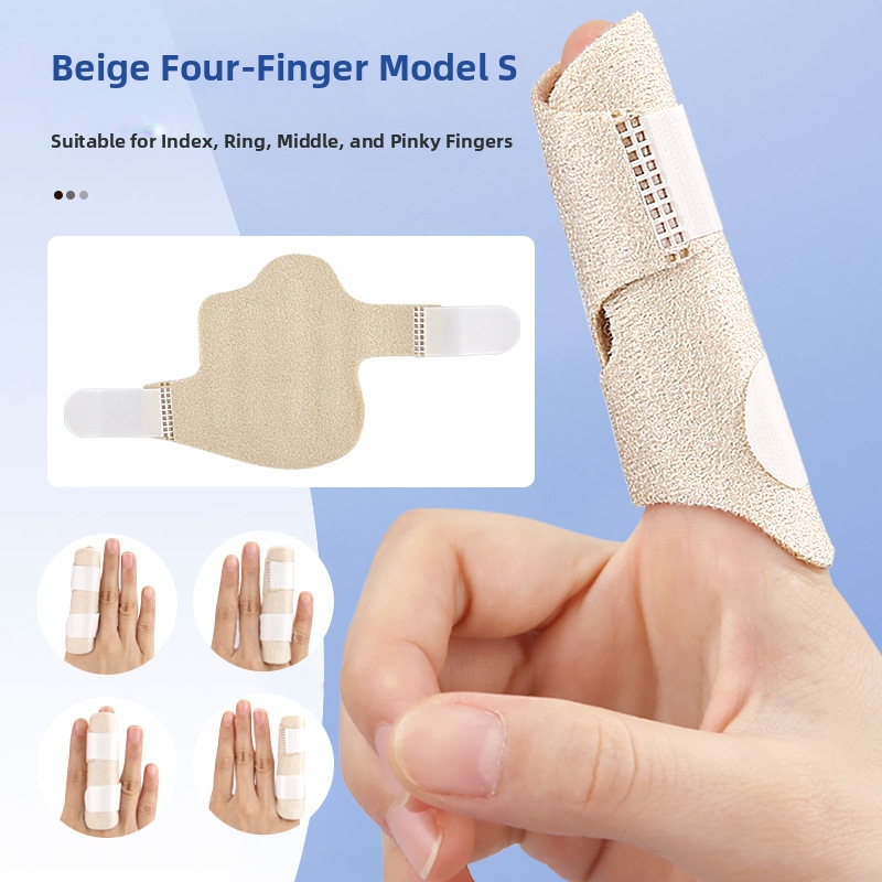 Piršto fiksavimo įtvaras su lipniu reguliuojamu dizainu, delno apsauga, medžiagos: OK audinys, SBR, aliuminio juosta, suaugusiems