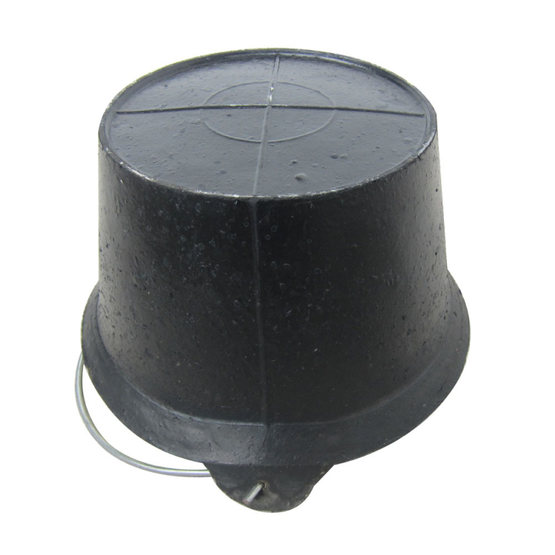 Кофа за кал и пепел, истинска гума, кръгла форма, Mingxia, код 613, за разбъркване