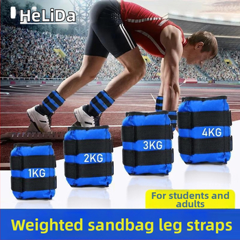 Helida leginsės su smėlio svoriais treniruotėms, reguliuojami čiurnos ir riešo svoriai