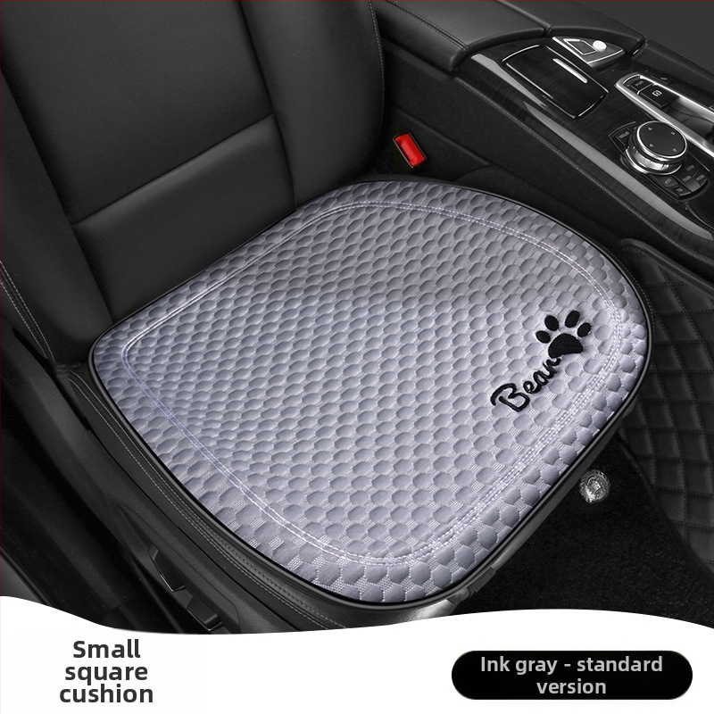 Κάλυμμα καθίσματος αυτοκινήτου για όλες τις εποχές, επίπεδος και απλός σχεδιασμός, επιφάνεια πολυεστέρα, γέμισμα δροσερό μετάξι.