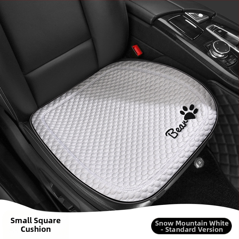 Κάλυμμα καθίσματος αυτοκινήτου για όλες τις εποχές, επίπεδος και απλός σχεδιασμός, επιφάνεια πολυεστέρα, γέμισμα δροσερό μετάξι.