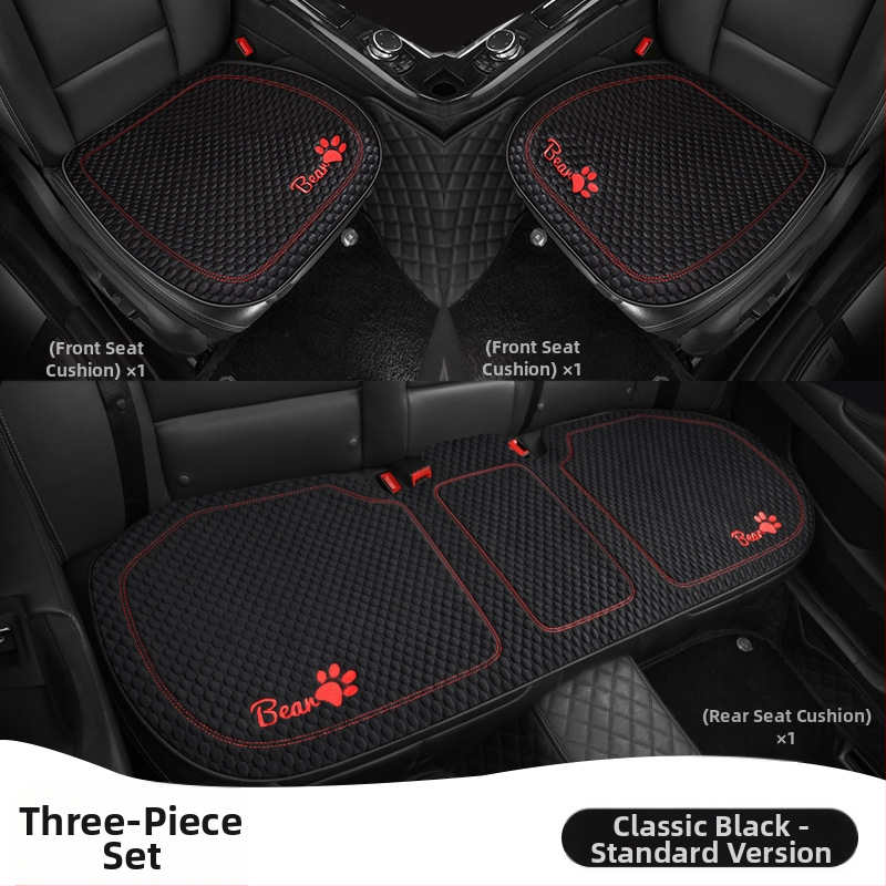 Κάλυμμα καθίσματος αυτοκινήτου για όλες τις εποχές, επίπεδος και απλός σχεδιασμός, επιφάνεια πολυεστέρα, γέμισμα δροσερό μετάξι.