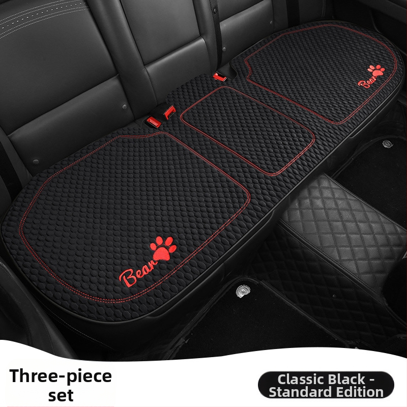 Κάλυμμα καθίσματος αυτοκινήτου για όλες τις εποχές, επίπεδος και απλός σχεδιασμός, επιφάνεια πολυεστέρα, γέμισμα δροσερό μετάξι.