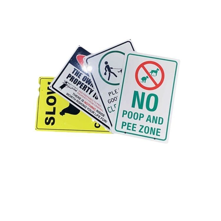 Сигнал за безопасност на алуминиева плоча с UV печат, произход: Цангнан, марка: Dajiang