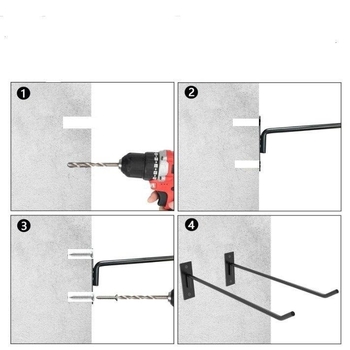 Τοίχου αποθήκευσης εξοπλισμού αθλητισμού – Σίδηρος, μοντέρνο μινιμαλιστικό στυλ, στερέωση με βίδες, για οικία, γυμναστήριο και στάδιο