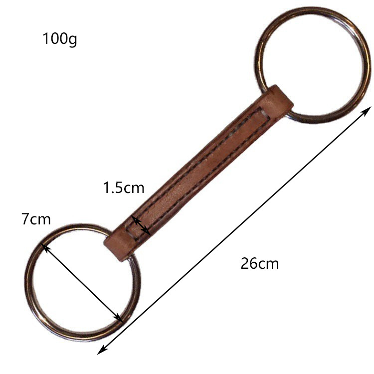 Конски поводци Minette от кожа, с персонализирано лого, пакет от 120 броя