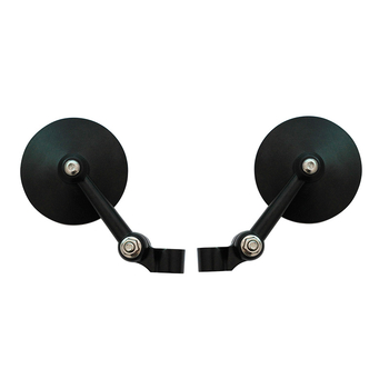 Мотоциклектно конвексно малко кръгло огледало, универсално съвместимо, за мотоцикли и електрически превозни средства, материал: коприна с флорален мотив