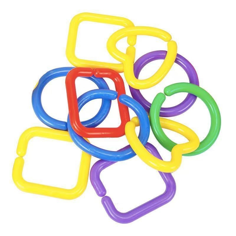 Plastmasas kaklarota ar blokiem bērniem 4–6 gadi; 38–50 gabali; DIY iespējams