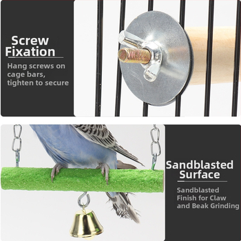 Ξύλινο παιχνίδι-δαγκώματος γέφυρα για παπαγάλους, παιχνίδι για πουλιά, μάρκα Lin xiang, υποστήριξη ιδιωτικών σημάτων