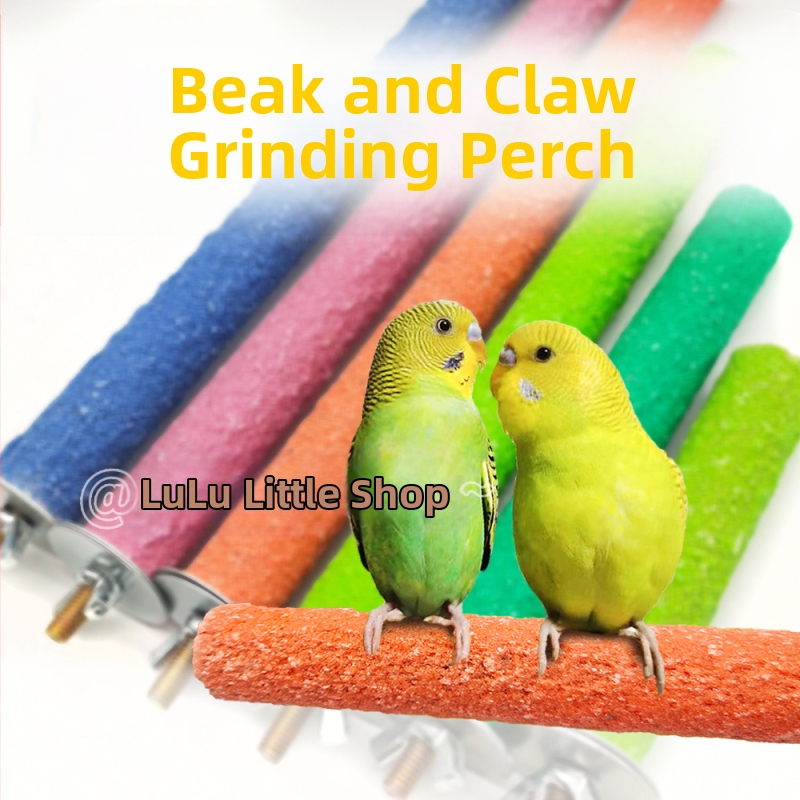 Играчки за папагали и птици с дъвчащи дървени пръчки, дървени стойки за пръчки и барове с тигров модел за клетки за птици (Материал: Друг; Произход: Друг; Импорт: Не)