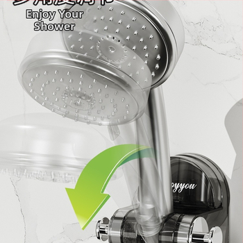 Suport de duș cu ventuză pentru uz casnic, certificat EU CE, material: floare de mătase, fără montaj