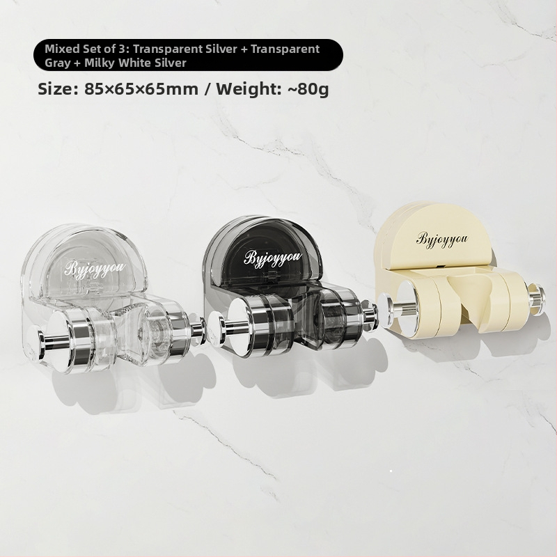 Suport de duș cu ventuză pentru uz casnic, certificat EU CE, material: floare de mătase, fără montaj