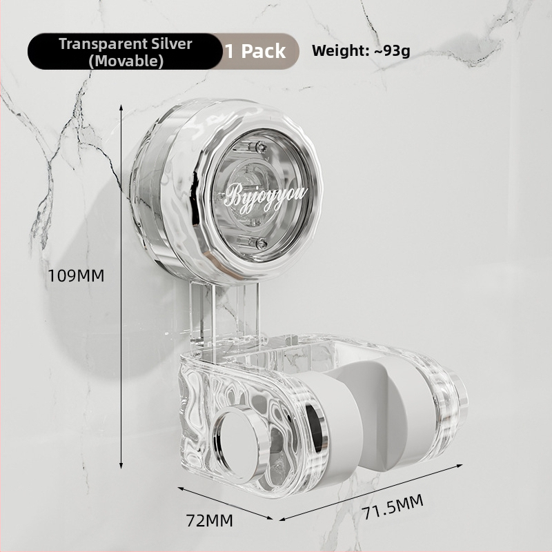 Suport de duș cu ventuză pentru uz casnic, certificat EU CE, material: floare de mătase, fără montaj