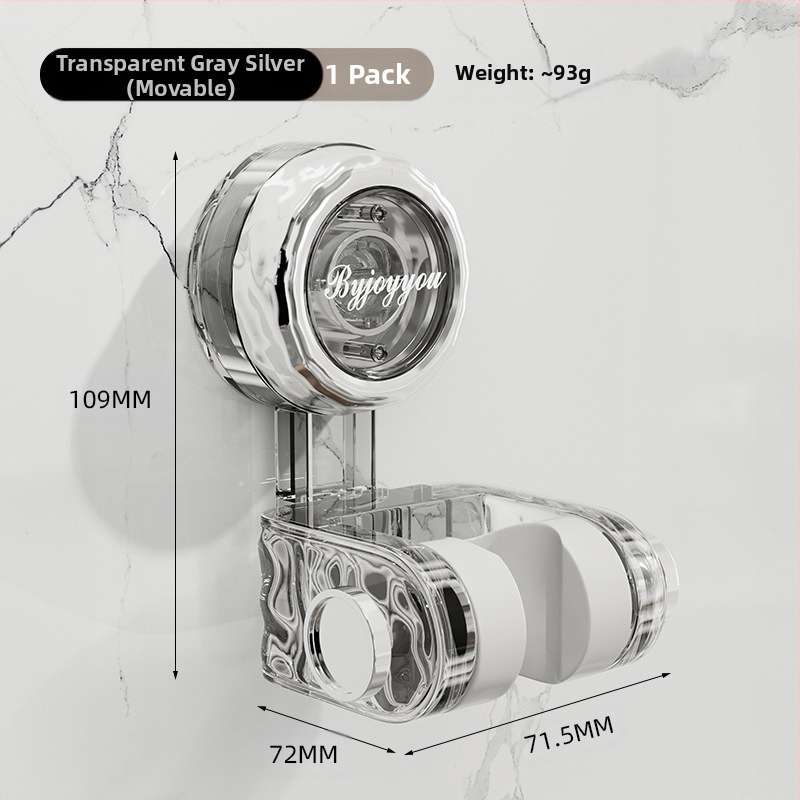 Suport de duș cu ventuză pentru uz casnic, certificat EU CE, material: floare de mătase, fără montaj