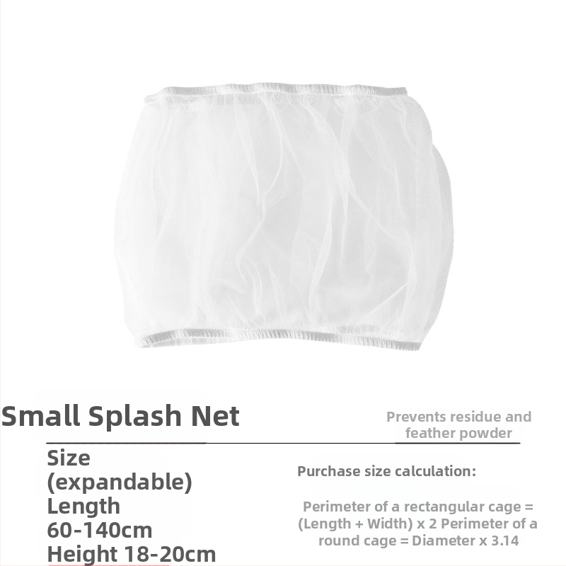 Paukščių narvo apsauga nuo purslų – skaidri, vėją sulaikanti, su tinkleliu