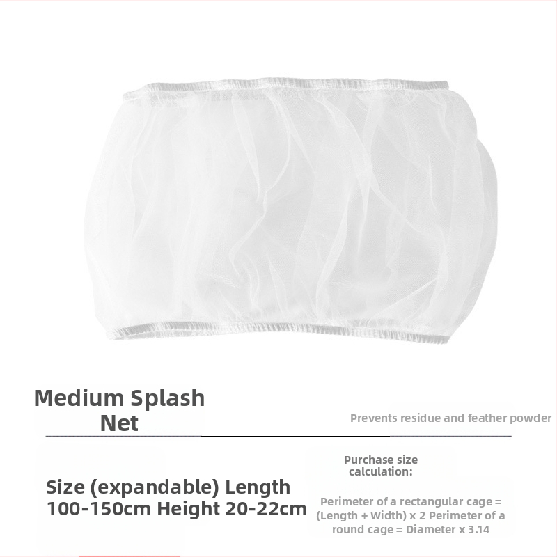 Paukščių narvo apsauga nuo purslų – skaidri, vėją sulaikanti, su tinkleliu