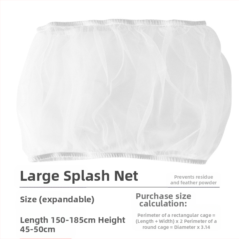 Paukščių narvo apsauga nuo purslų – skaidri, vėją sulaikanti, su tinkleliu