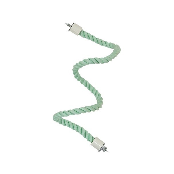 Papūgos sūpynės virvė - medvilninė kopimo žaislas su fiksuotais galais, modelis Jt95661, skirtas paukščiams, kilmė Shandong