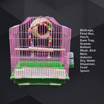 Μεταλλικό κλουβί για πουλιά κατάλληλο για εκτροφή