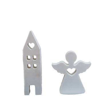 Φόρμες εποξικής ρητίνης για διακοσμητικά σε σχήμα καρδιάς: αγγελικό σπίτι από γύψο και τσιμέντο, Πάσχα διακόσμηση, αρωματοθεραπεία με κεριά