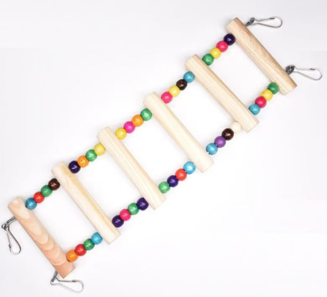 Madárfa hintázó és mászó létra játék — Anyag: Fa; Márka: Xingxingwen; Termékkód: Al63; Alkalmas: Madár