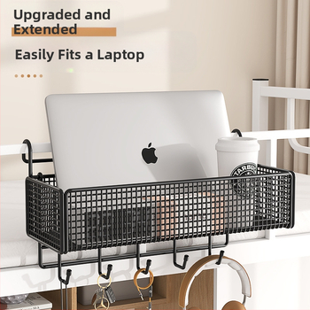 Κρεβατοκάμαρας Κρεμαστός Αποθηκευτικός Σταθμός με Καλάθι – Μεταλλικό από ανθρακούχο χάλυβα, Πολλαπλών Χρήσεων, Κούμπωμα με Γάντζο, 1 Επίπεδο, Υπνοδωμάτιο