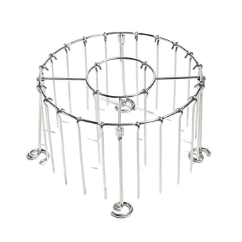 Κάθετο γκριλ μπάρμπεκιου για οικιακή χρήση με 24 καλαμάκια από ανοξείδωτο ατσάλι 304, χωρίς περιστροφή