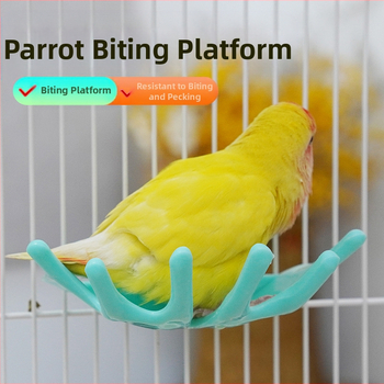 Papūgos laikiklis su lazdele – Paukščių poilsio platforma, Kodas GS21414, Suaugęs paukštis, Neimportuotas