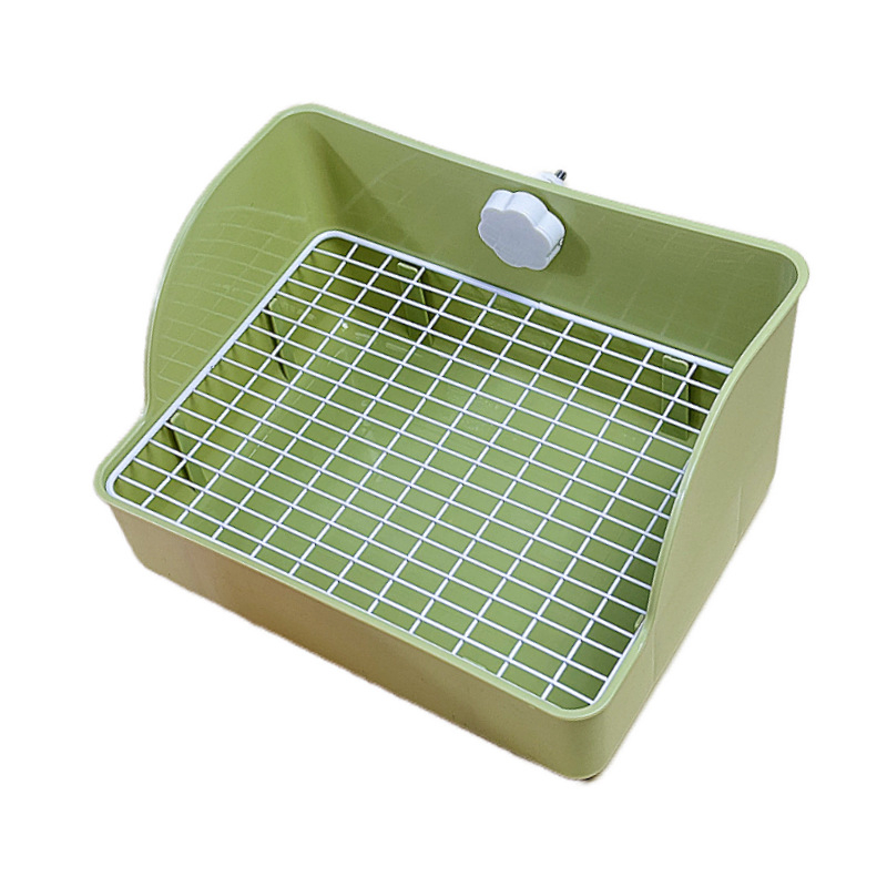 Felfelé emelt négyszögletes WC nyulak és guinea pig számára, nagy alomtálca háziállatok számára; Anyag: Egyéb; Eredet: Egyéb; Importált: Nem; Márka: Egyéb